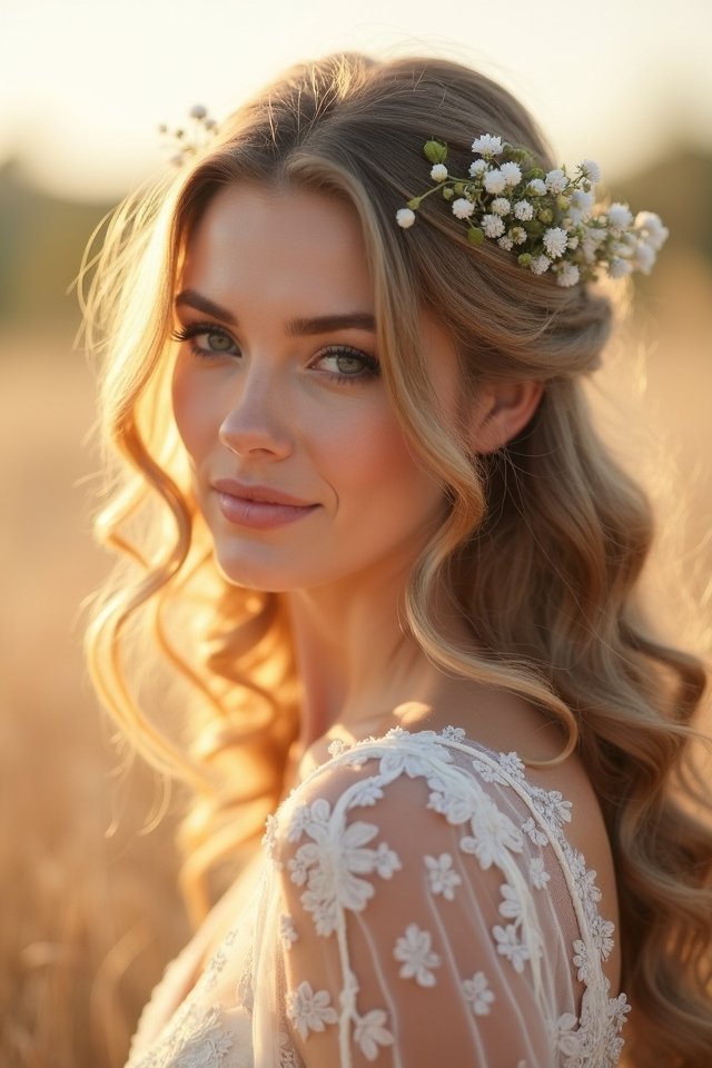 glamorous vintage inspired curls