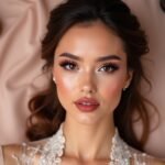 glamorous wedding day makeup
