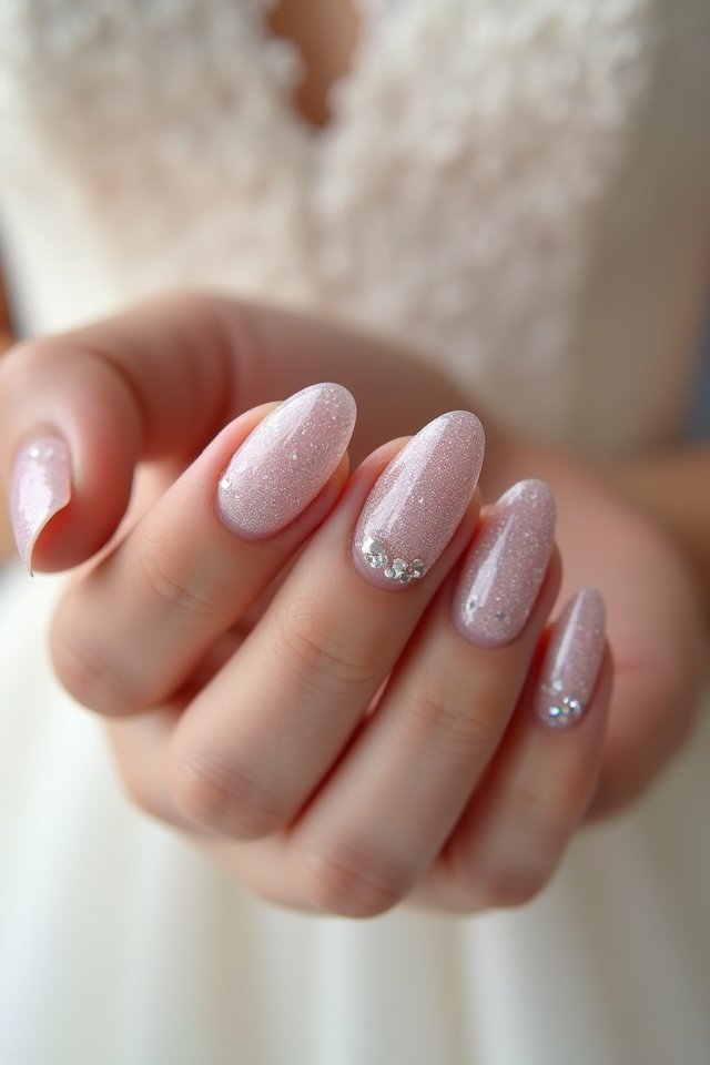 glitter ombre pearl embellishments