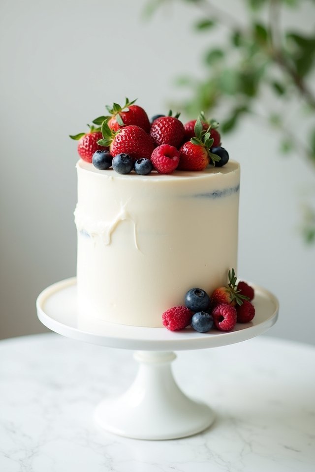gluten free almond berry cake