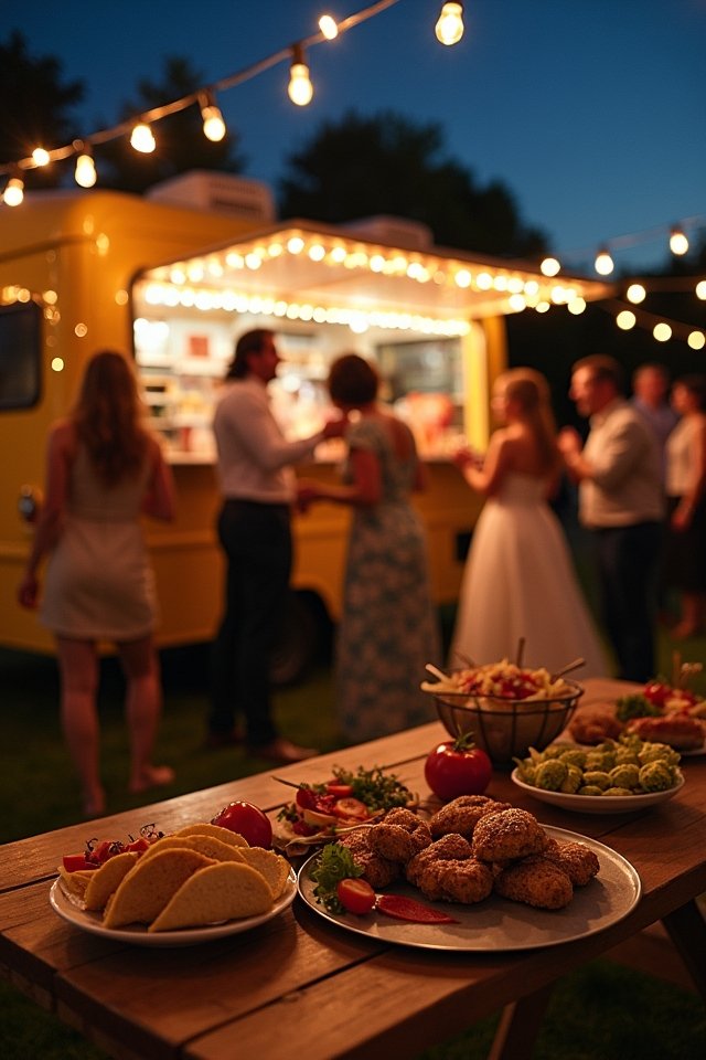 gourmet food trucks delight guests