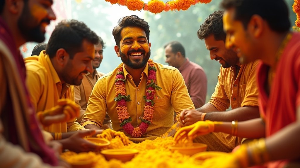 groom haldi ceremony moments