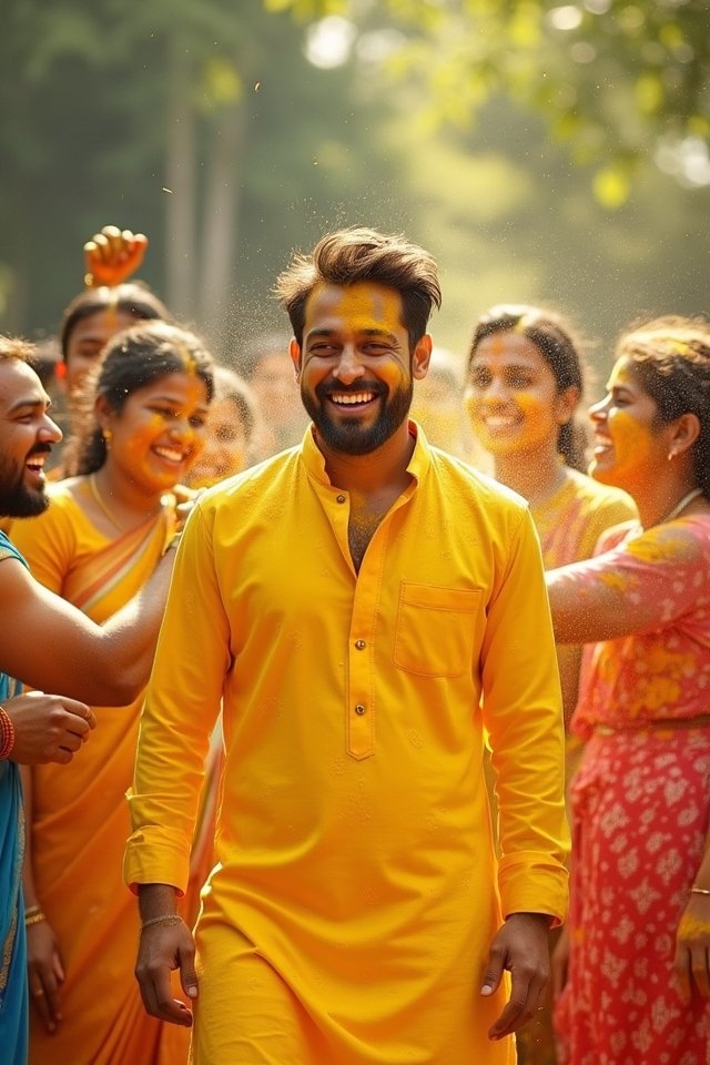 groom s joyful haldi reactions