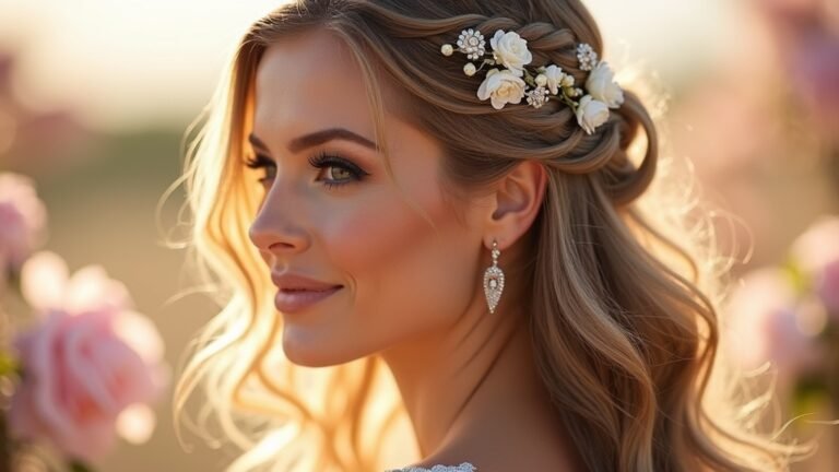 half up half down hairstyles