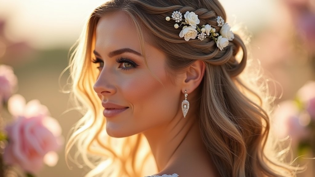 half up half down hairstyles