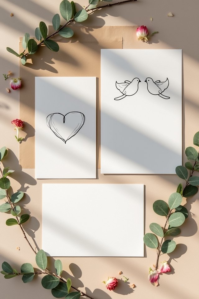 hand drawn love symbols magic