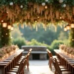 hanging flowers for weddings