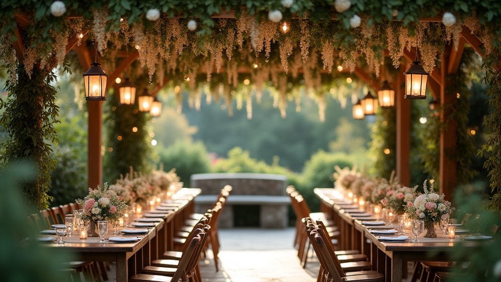 hanging flowers for weddings