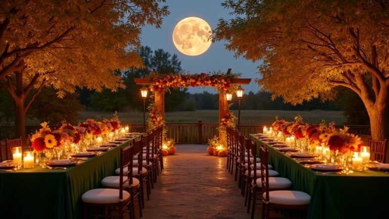 harvest moon wedding ideas
