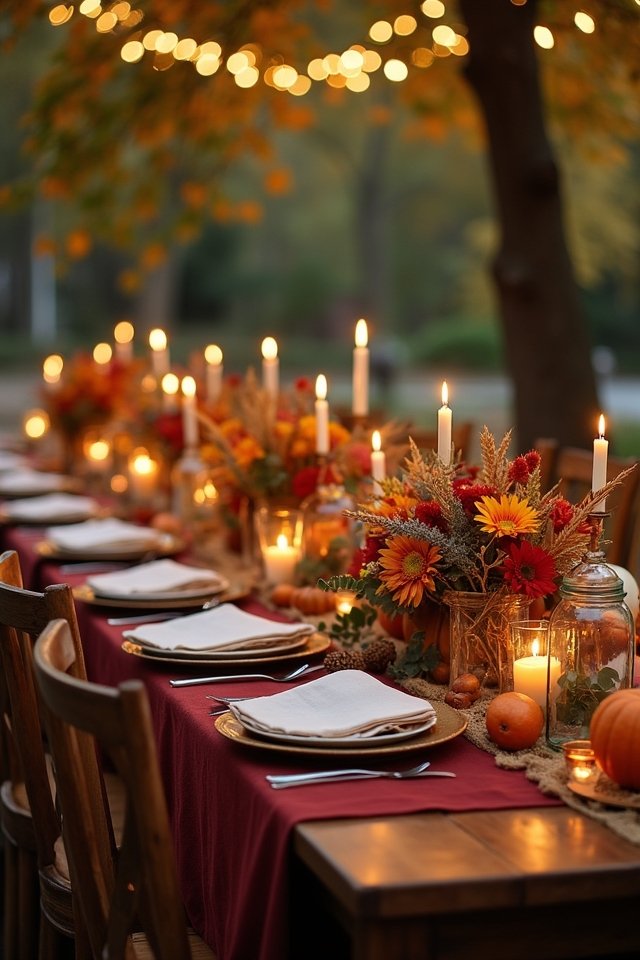 harvest themed wedding centerpieces