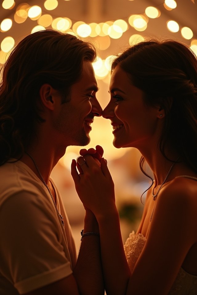 heartfelt eye contact moments