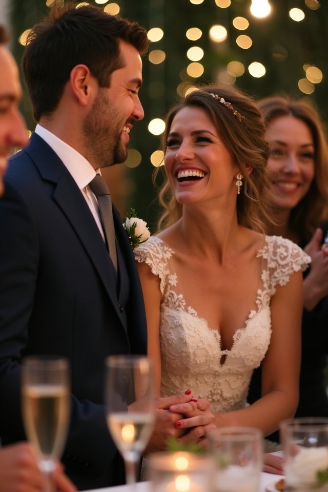 heartfelt reactions during speeches