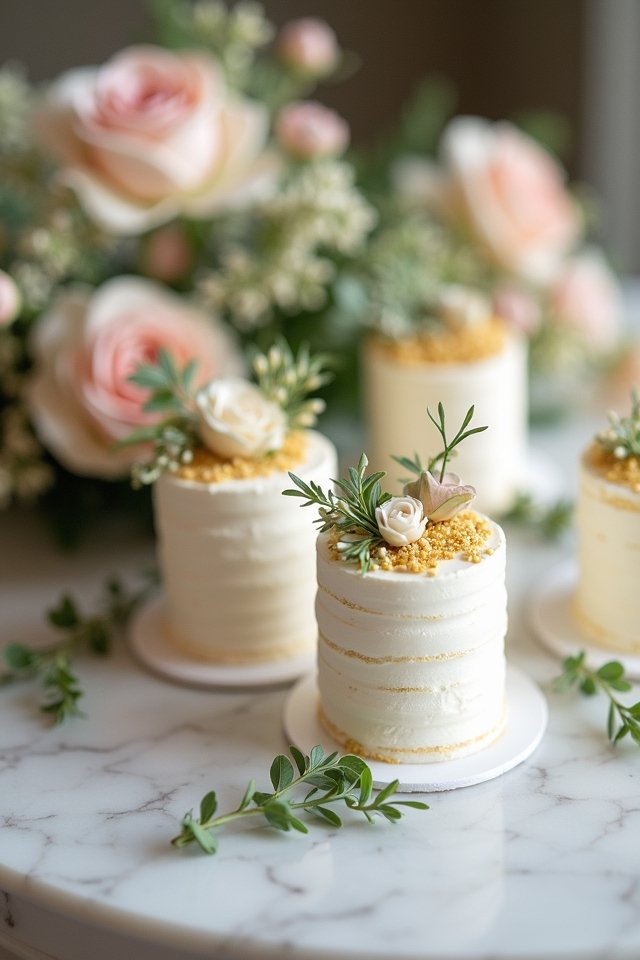 herb infused floral cake delight