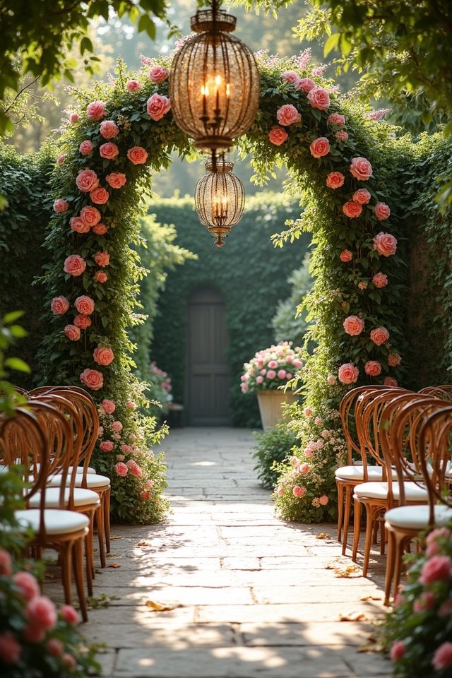 heritage inspired wedding backdrops