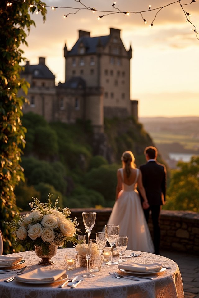 historic edinburgh castle weddings