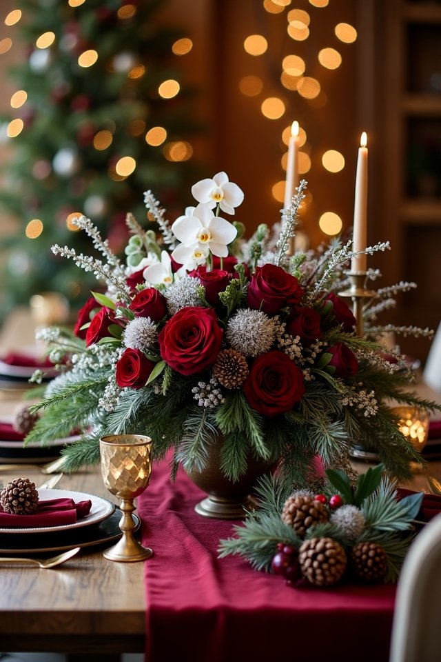 holiday floral arrangements ideas