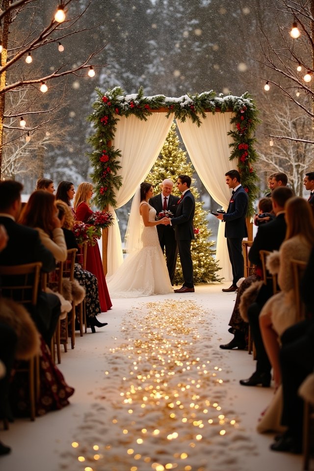 holiday inspired ceremony traditions