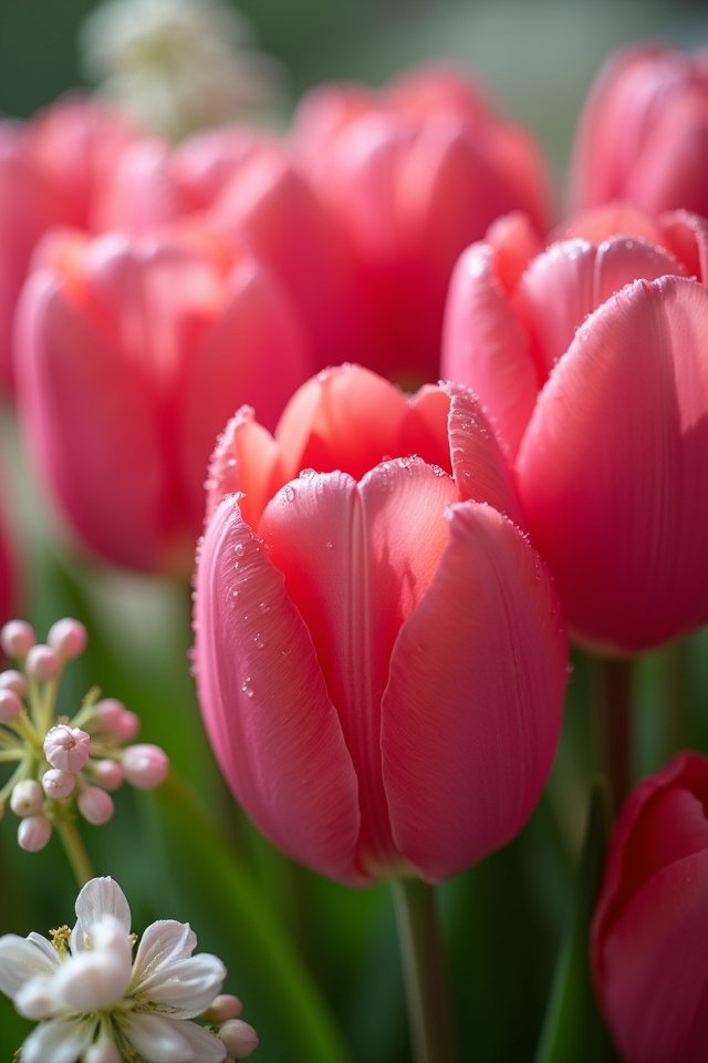 hot pink tulip elegance
