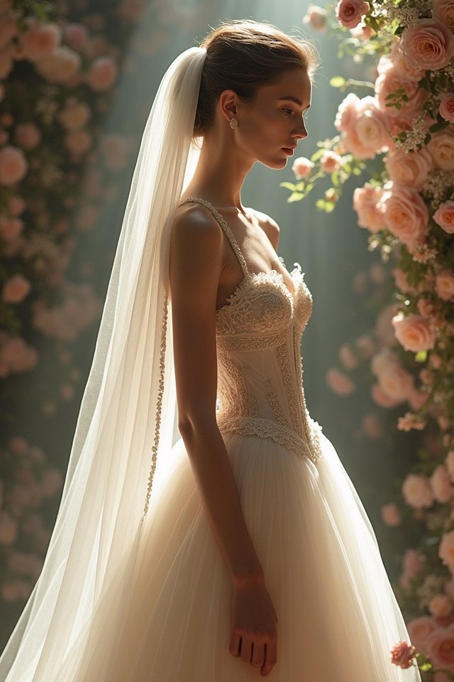 iconic corset gown elegance