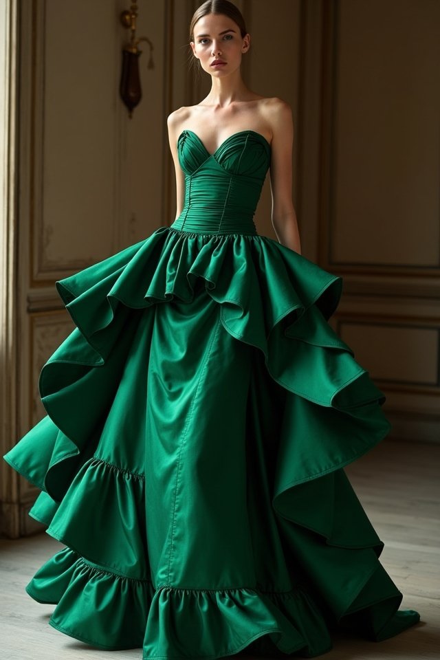iconic corseted gown elegance