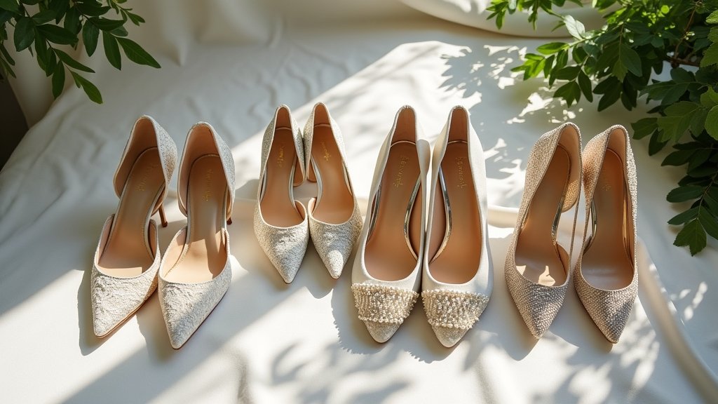 ideal wedding shoes selection
