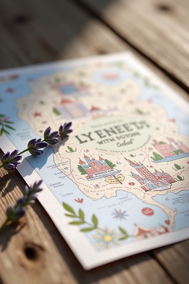 illustrated maps of love