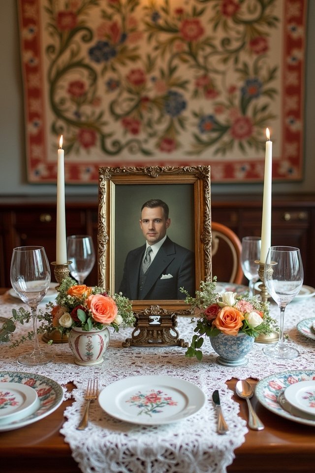 incorporate family heirlooms beautifully