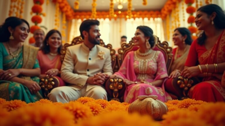 indian ring ceremony moments