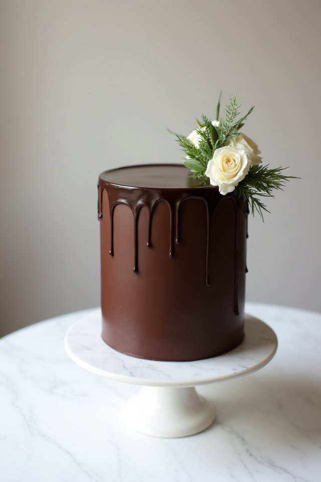 indulgent chocolate ganache cake