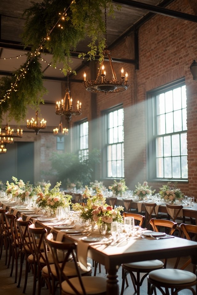 industrial elegance meets romance