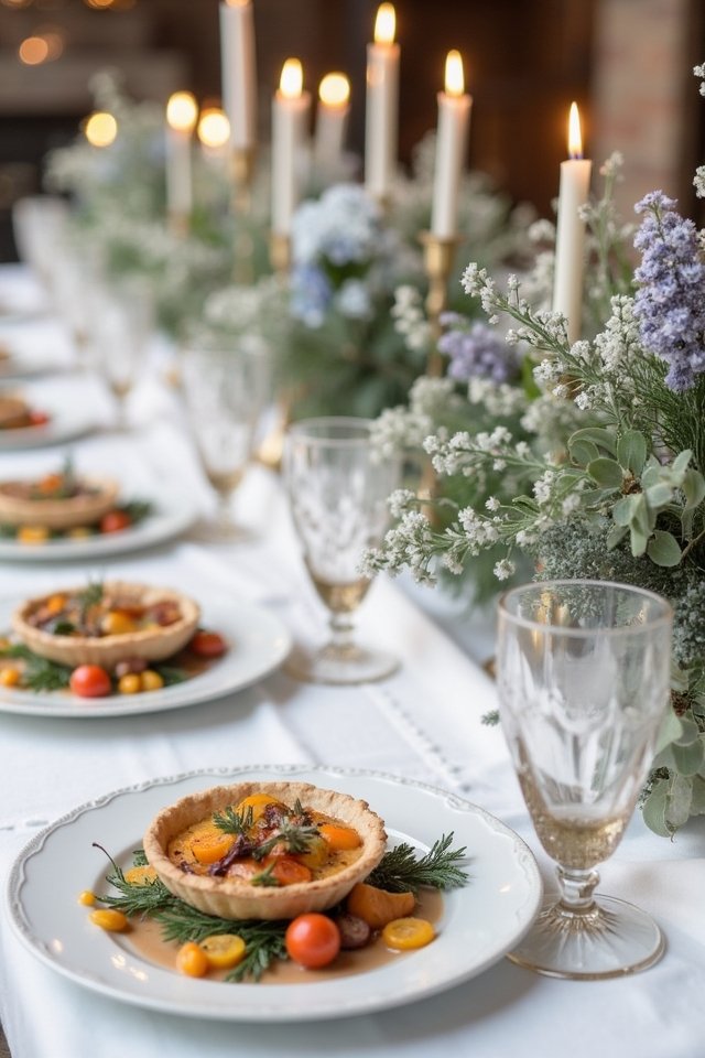 innovative seasonal wedding menu