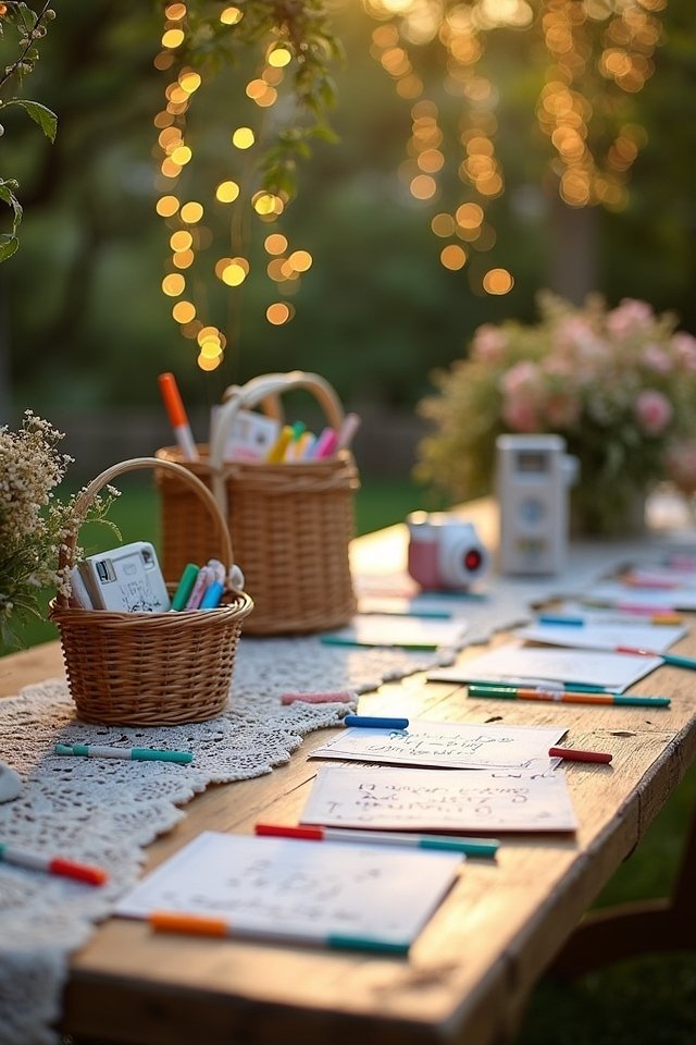interactive guest book ideas