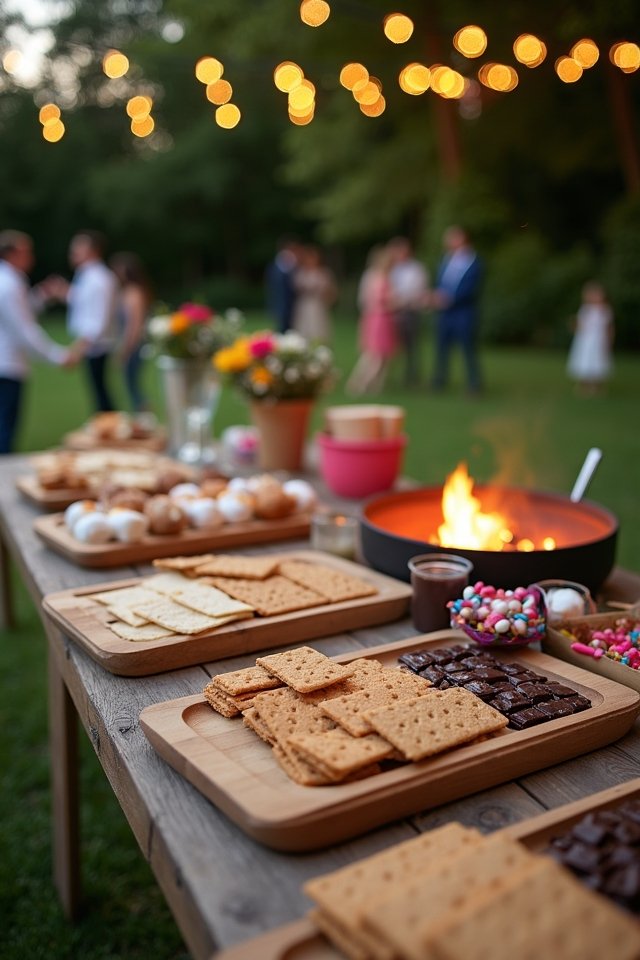 interactive s mores flavor station