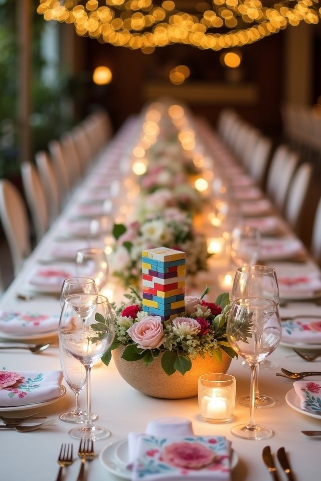 interactive wedding table games