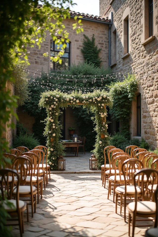 intimate castle wedding ceremonies