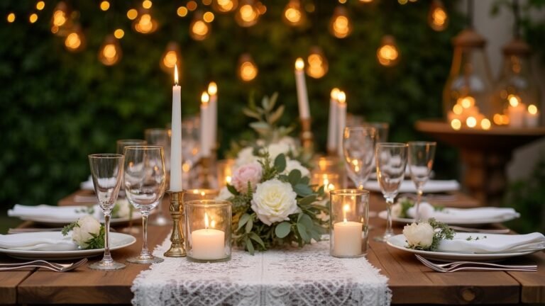 intimate decor for weddings
