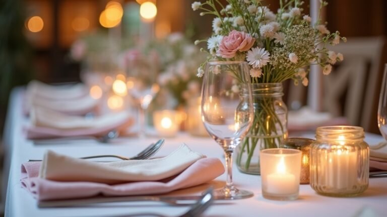 intimate wedding table designs