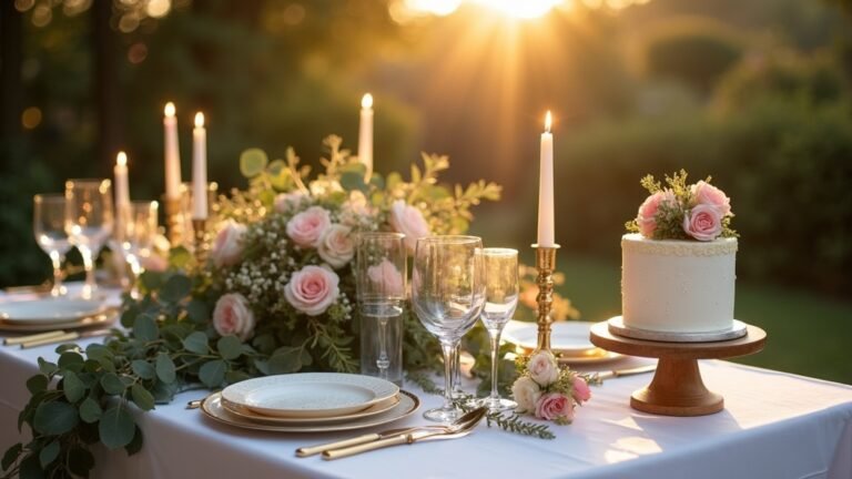 intimate yet elegant celebration