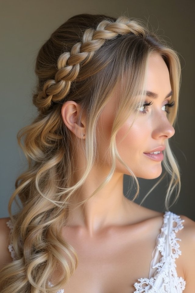 intricate dutch braid volume