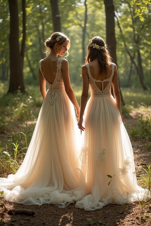 intricate floral embroidery details