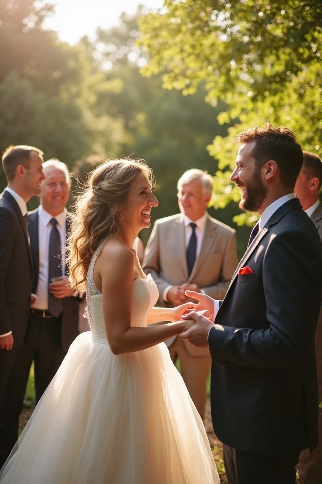 joyful candid wedding moments