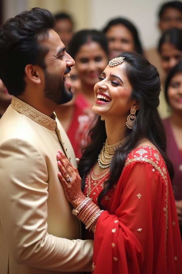 joyful emotional ring ceremony