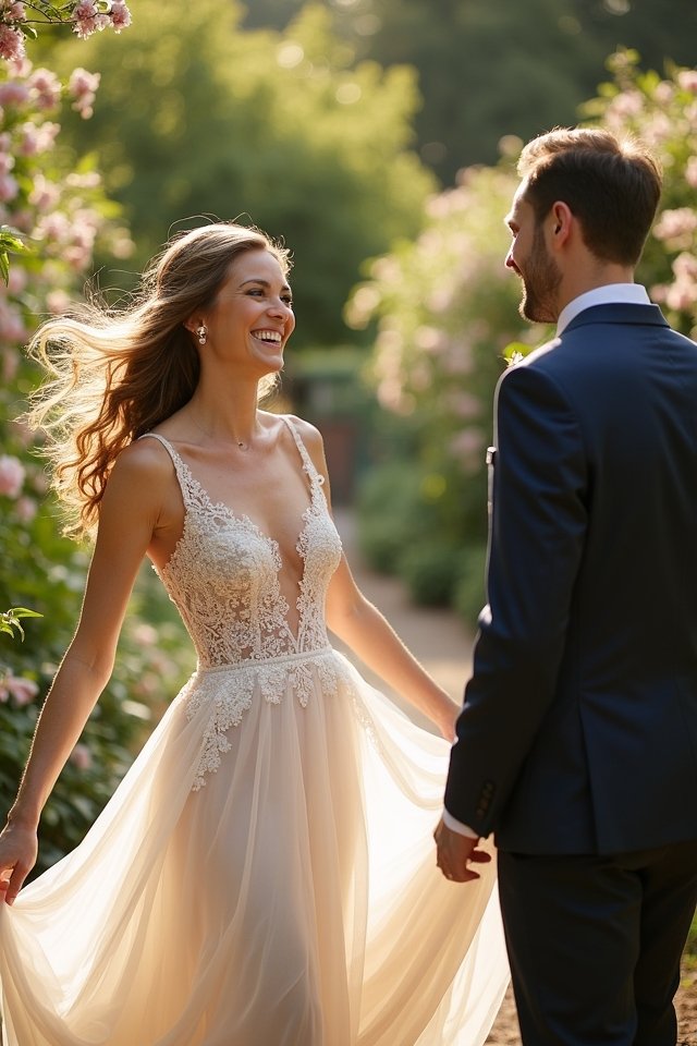 joyful first look magic