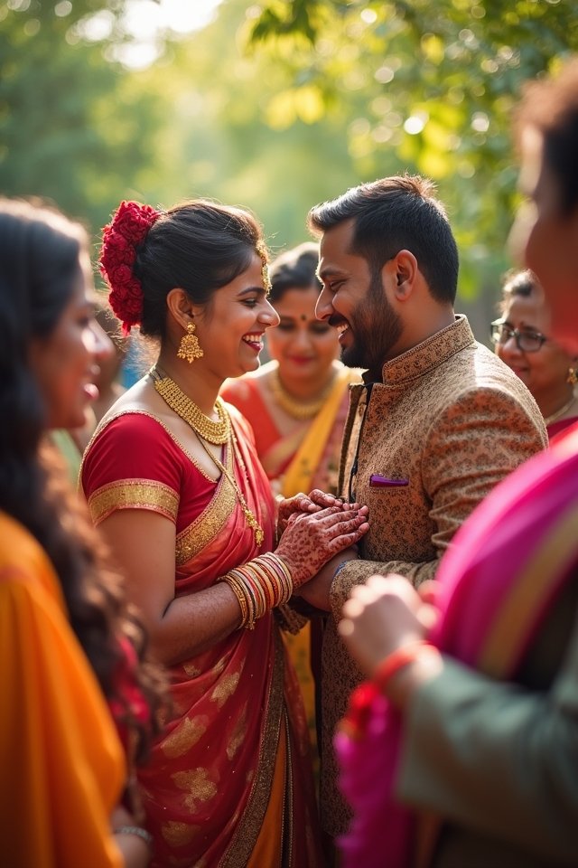 joyful rings symbolize love