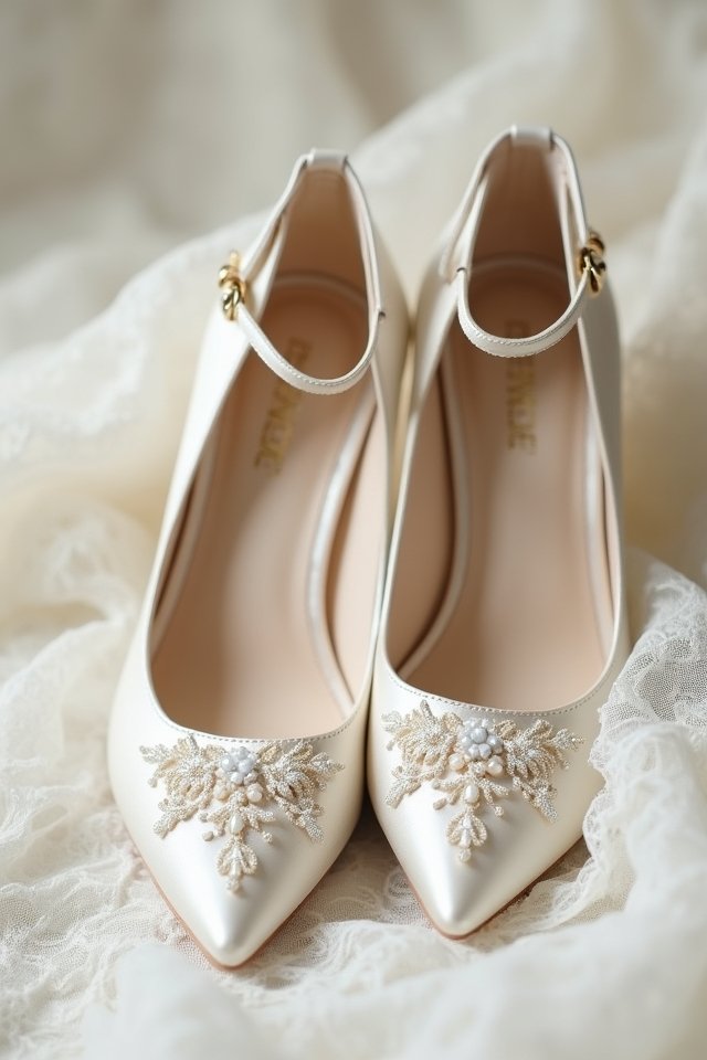 lace accents enhance elegance