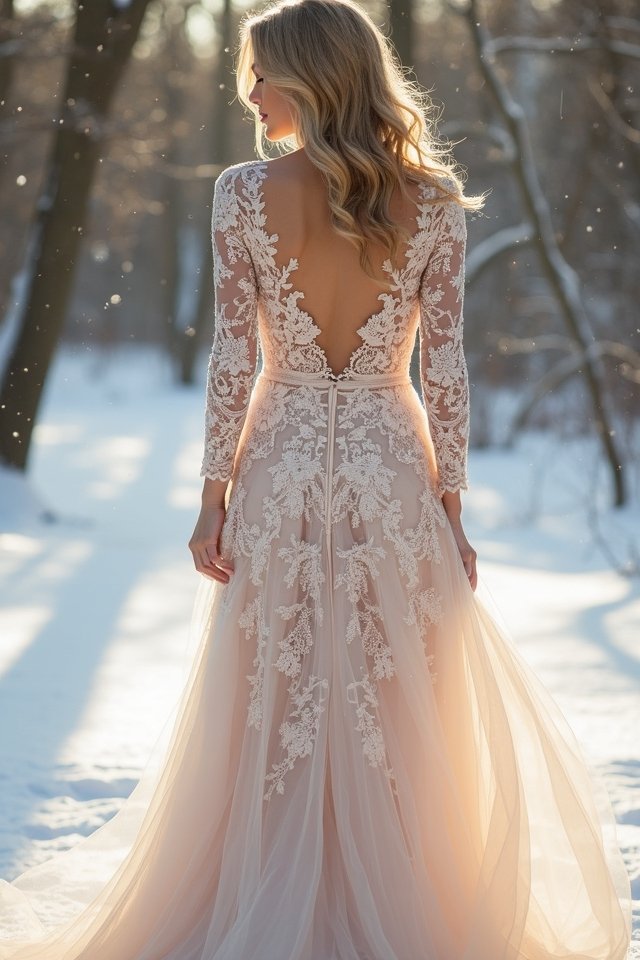 lace elegance for winter