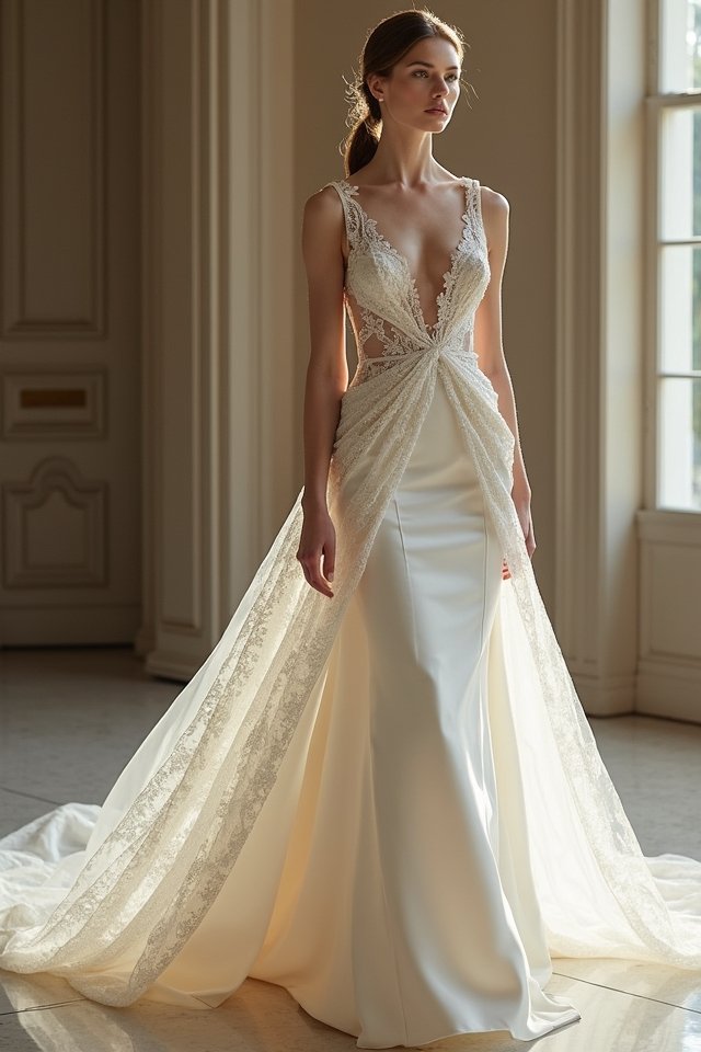 lace elegance with structure