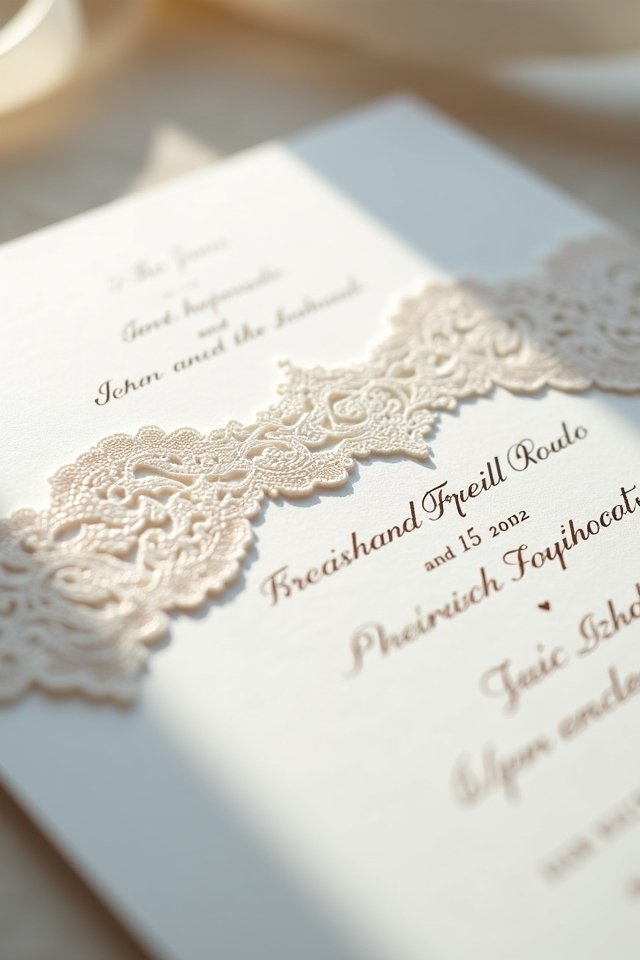 lace meets minimalist elegance