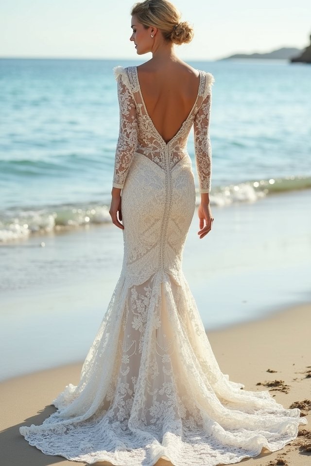 lace mermaid gown elegance