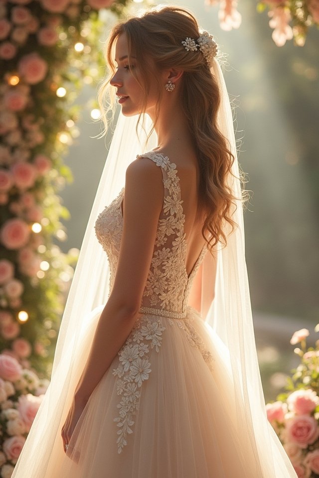 lace transforms wedding dresses